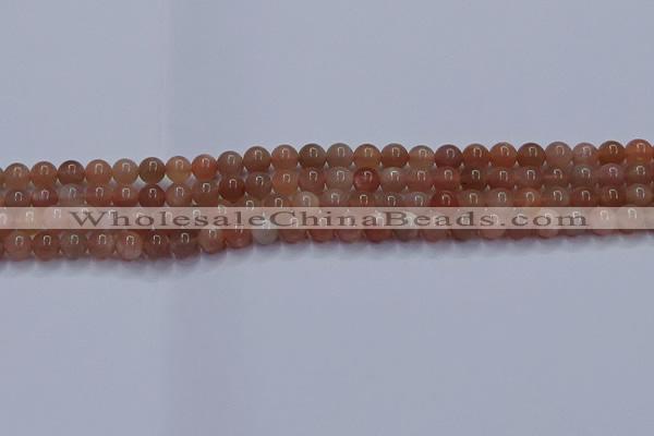 CSS661 15.5 inches 6mm round sunstone gemstone beads wholesale