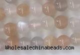 CSS700 15.5 inches 4mm round mixed sunstone beads wholesale