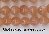 CSS703 15.5 inches 4mm round natural golden sunstone beads