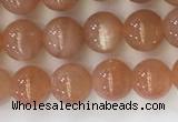 CSS704 15.5 inches 6mm round natural golden sunstone beads