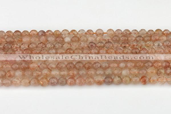 CSS750 15.5 inches 5mm round golden sunstone beads wholesale