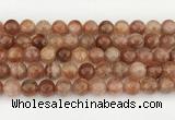 CSS755 15.5 inches 11mm round golden sunstone beads wholesale