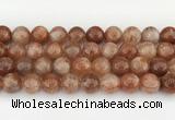 CSS756 15.5 inches 12mm round golden sunstone beads wholesale