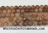 CSS764 15.5 inches 9mm round golden sunstone beads wholesale