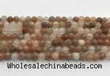 CSS770 15.5 inches 6mm round sunstone gemstone beads wholesale