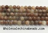 CSS777 15.5 inches 10mm round sunstone gemstone beads wholesale