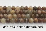 CSS778 15.5 inches 12mm round sunstone gemstone beads wholesale