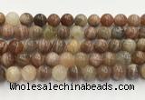 CSS779 15.5 inches 14mm round sunstone gemstone beads wholesale