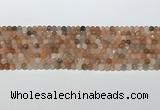 CSS783 15.5 inches 4mm round sunstone gemstone beads wholesale