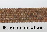 CSS784 15.5 inches 6mm round sunstone gemstone beads wholesale