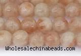 CSS790 15.5 inches 6mm round golden sunstone beads wholesale