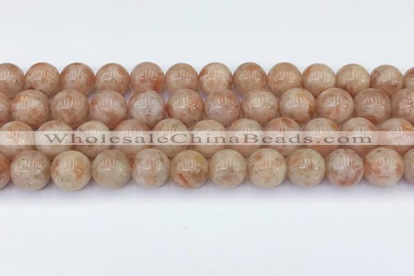 CSS793 15.5 inches 12mm round golden sunstone beads wholesale