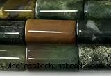 CTB1045 15 inches 8*16mm - 8*18mm tube Indian agate beads