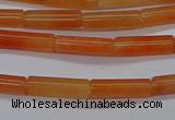 CTB322 15.5 inches 4*13mm tube red aventurine beads wholesale