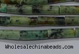 CTB344 15.5 inches 4*13mm tube African turquoise beads wholesale