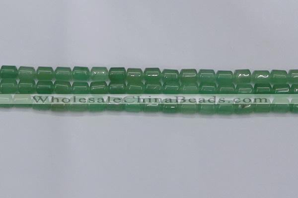 CTB706 15.5 inches 6*8mm tube green aventurine beads wholesale