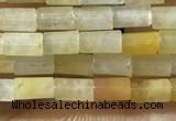 CTB812 15.5 inches 2*4mm tube yellow aventurine beads wholesale