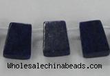 CTD1589 Top drilled 13*18mm trapezoid lapis lazuli gemstone beads