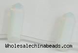 CTD1800 Top drilled 10*30mm - 10*32mm sticks opal beads wholesale