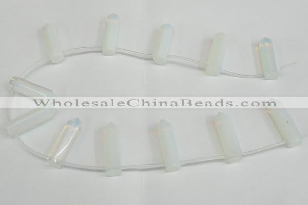 CTD1800 Top drilled 10*30mm - 10*32mm sticks opal beads wholesale