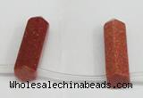 CTD1804 Top drilled 10*30mm - 10*32mm sticks goldstone beads