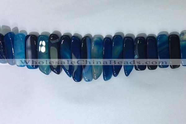 CTD2170 Top drilled 8*20mm - 10*40mm sticks agate gemstone beads