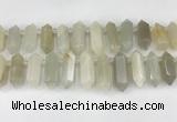 CTD2392 Top drilled 13*30mm - 14*42mm sticks moonstone beads