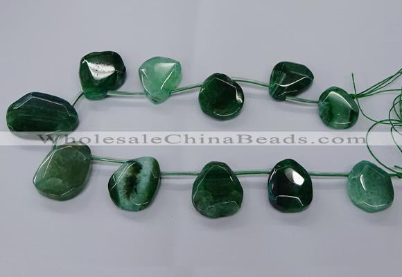 CTD2569 15.5 inches 18*25mm - 30*40mm freeform agate beads