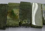 CTD2693 Top drilled 16*22mm - 16*55mm rectangle agate beads