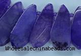 CTD2701 15.5 inches 10*25mm - 18*50mm freeform agate beads