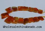 CTD2756 Top drilled 25*30mm - 35*45mm freeform agate beads