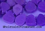 CTD3872 Top drilled 10*12mm - 14*16mm freeform kunzite beads