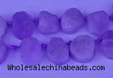 CTD3886 Top drilled 8*10mm - 10*14mm freeform kunzite beads