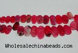 CTD4005 Top drilled 14*22mm - 22*42mm freeform agate gemstone beads