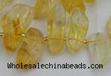 CTD452 15.5 inches 10*14mm - 15*30mm freeform citrine beads