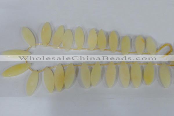 CTD50 Top drilled 11*35mm – 13*45mm marquise pink aventurine beads