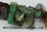 CTD605 Top drilled 10*18mm - 12*28mm nuggets agate gemstone beads