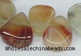 CTD696 Top drilled 18*25mm - 22*30mm freeform agate gemstone beads