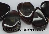 CTD697 Top drilled 18*25mm - 22*30mm freeform agate gemstone beads