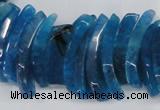 CTD722 Top drilled 12*25mm - 14*40mm wand agate gemstone beads