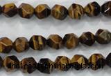 CTE1201 15 inches 8mm faceted nuggets yellow tiger eye beads