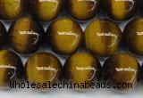 CTE1228 15.5 inches 10mm round A grade yellow tiger eye beads