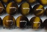 CTE1235 15.5 inches 8mm round A+ grade yellow tiger eye beads