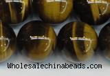 CTE1253 15.5 inches 12mm round AAA grade yellow tiger eye beads