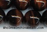 CTE1297 15.5 inches 16mm round AA grade red tiger eye beads