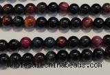 CTE147 15.5 inches 6mm round colorful tiger eye beads wholesale