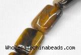 CTE15 15.5 inches 22*30mm rectangle yellow tiger eye beads