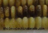 CTE1512 15.5 inches 6*10mm rondelle golden tiger eye beads