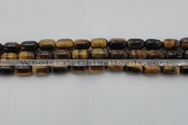 CTE1595 15.5 inches 10*15mm drum yellow tiger eye beads