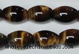 CTE162 15.5 inches 10*30mm rice yellow tiger eye gemstone beads